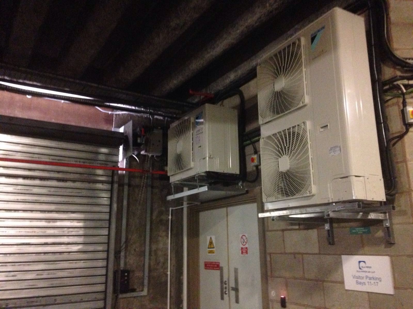 basement door air con Birmingham installed by Airtech UK LTD
